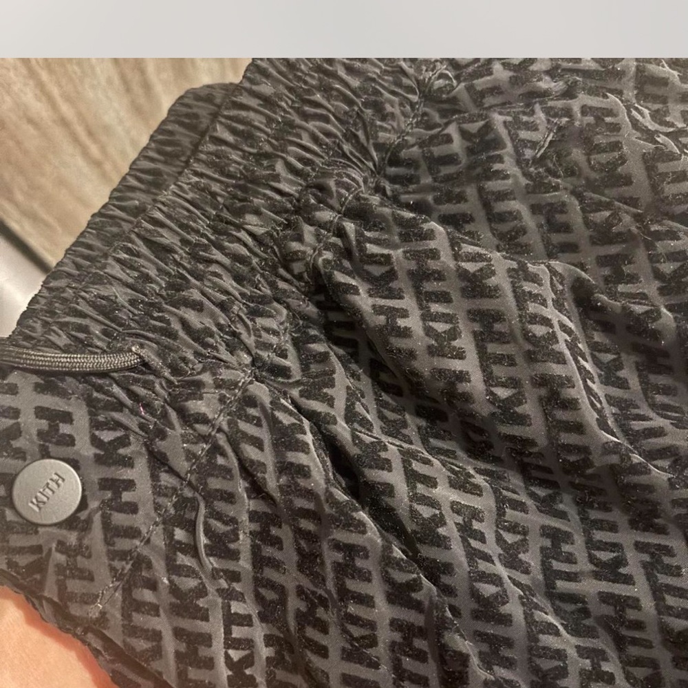 Kith Black Patterned Trousers